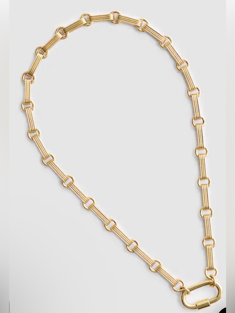 MADEWELL Carabiner Mixed Chain Necklace